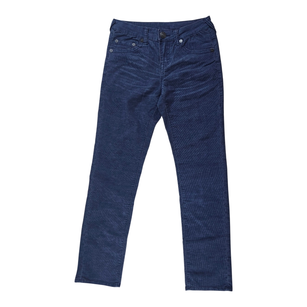 NWOT True Religion Blue Corduroy Pants Sz 14